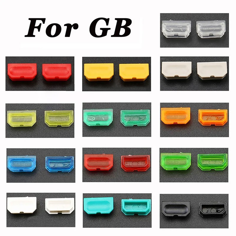 

2pcs For GB Game Console Multicolor Dust Cover For Game Boy GB Game Console Shell Dust Plug Plastic Button