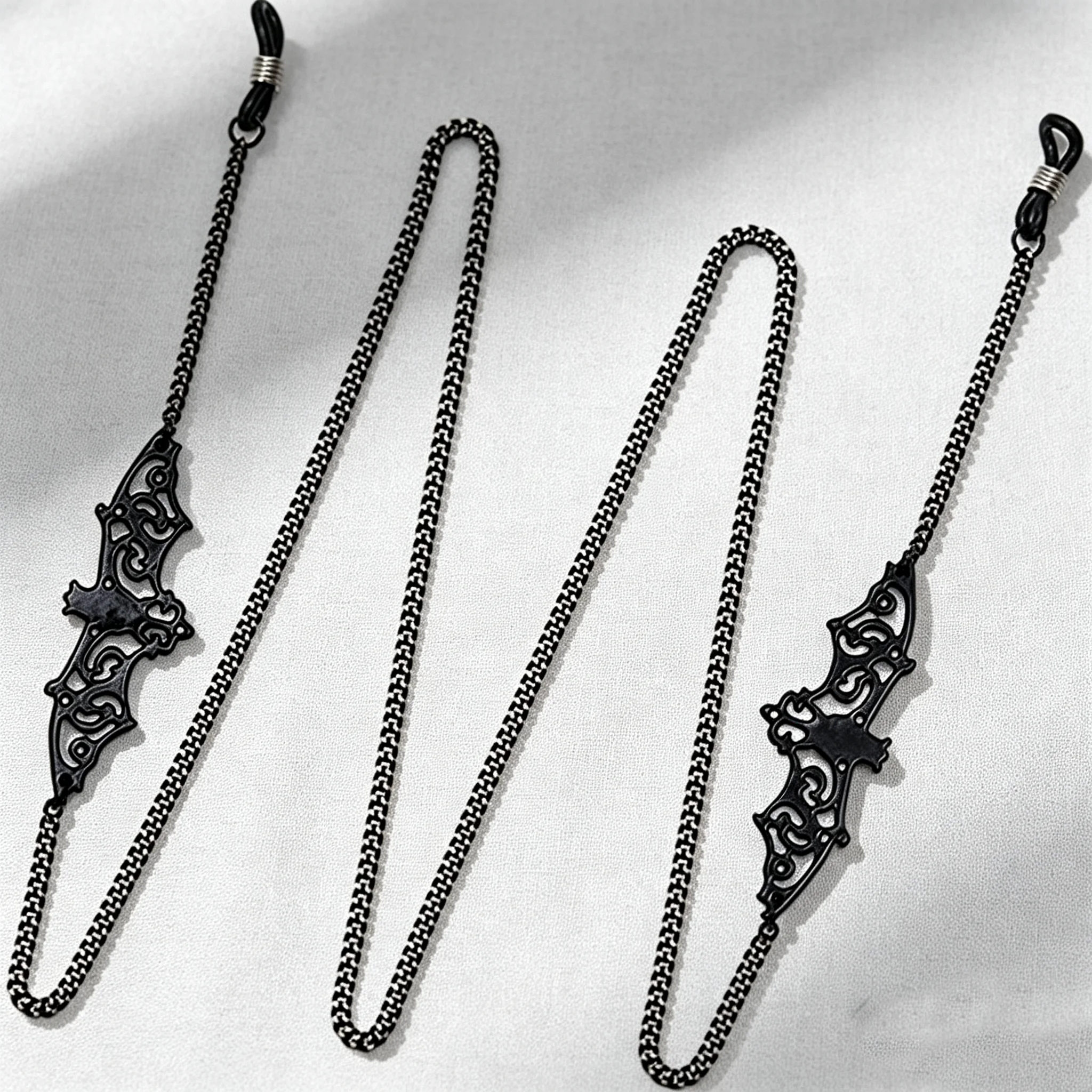 Elegant Bat Beads Eyewear Chain Necklace Strap