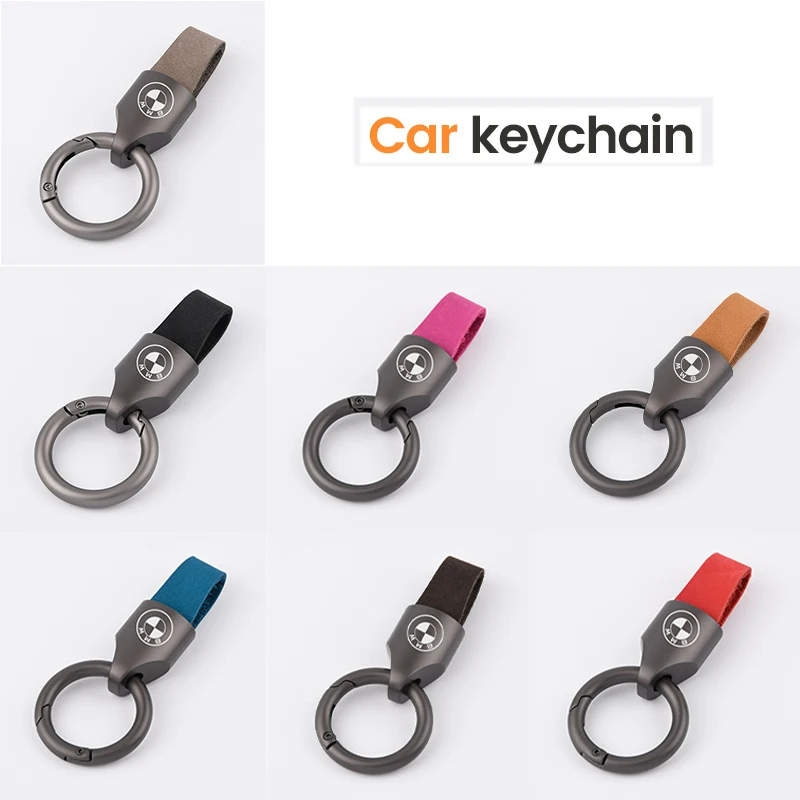 럭셔리 가죽 및 금속 키 체인 패션 키 링, BMW M 파워 퍼포먼스 F10 F31 E36 E39 E87 E90 X3 X5