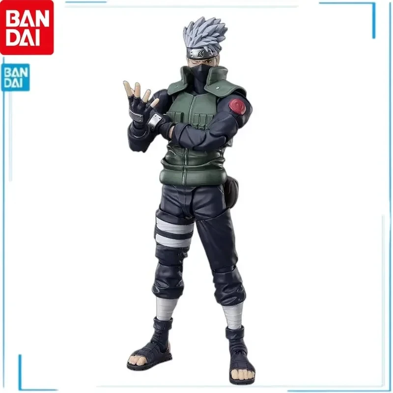 

Bandai NARUTO Hatake Kakashi 2.0 Active Joint Shf Genuine Anime Area Japan Action Figure Cartoon Characters Collect Ornaments