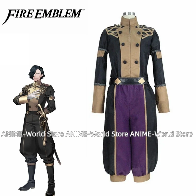 Gioco Fire Emblem Three Houses Hubert Von Vestra Costume Cosplay Costume Realizzato Su Misura Qualsiasi Szie