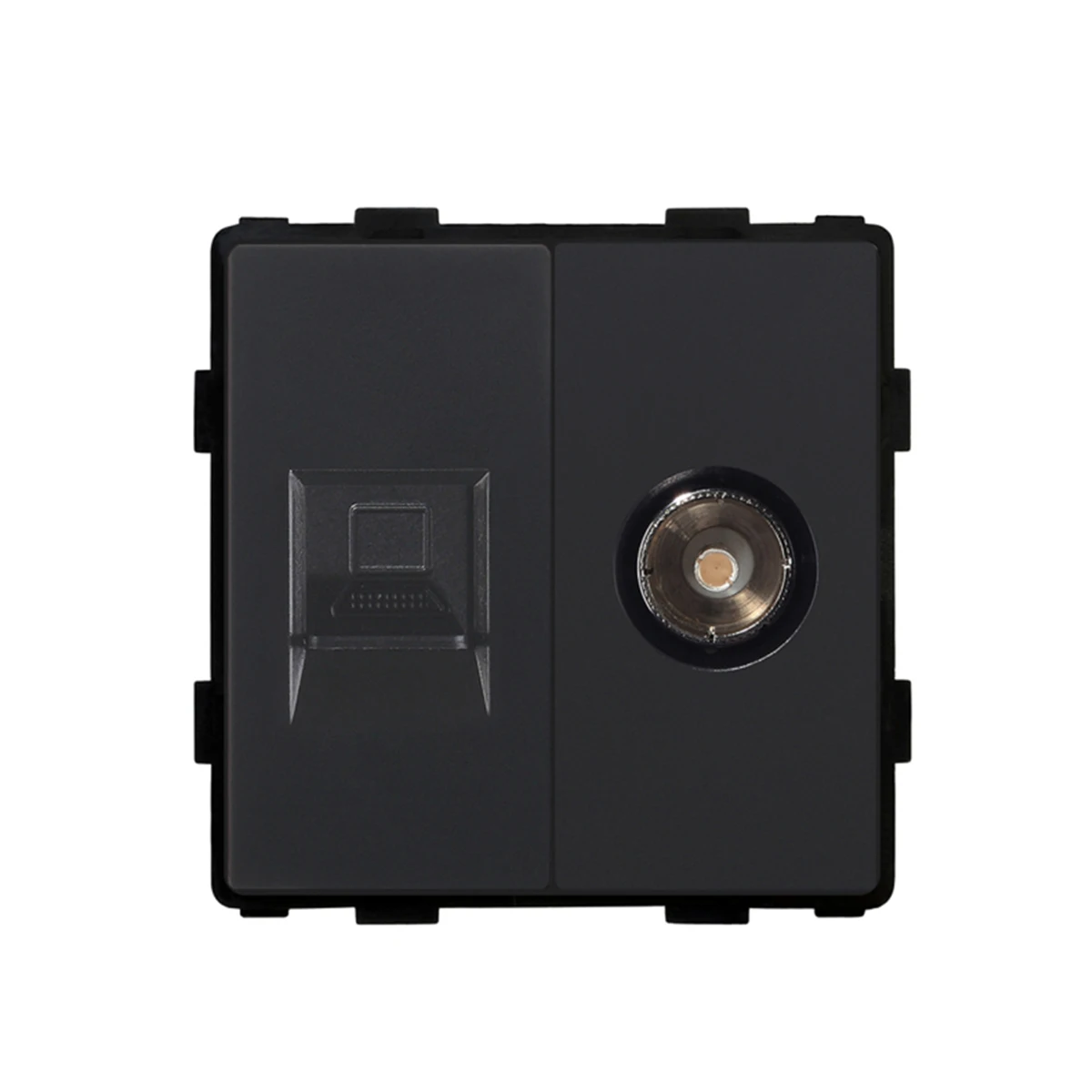 Sfb7e7e2e658d4ba5b7c416398c4a675b9 Bingoelec DIY TV Satellite USB Button Switch EU UK Standard Sockets Crystal Glass Frame Panel Free combination Home Improvement
