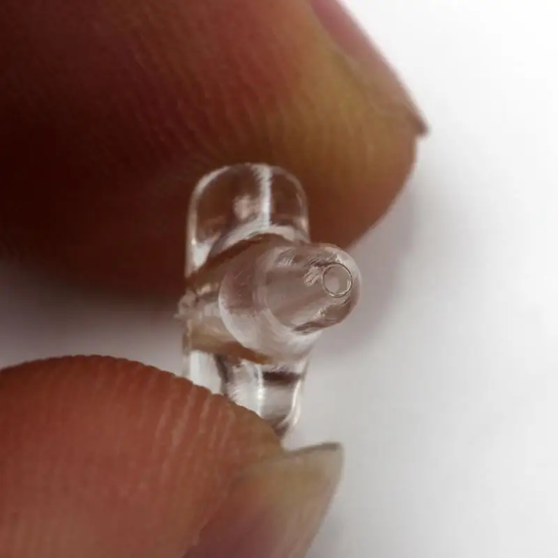 30 Teile/paket Angeln Perlen Transparent Klar Oval Doppel Kreuz Loch Perlen Sabiki Rig 3 Weg Stecker Kreuz Perle Angelgerät – Detail 10