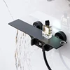 OXG Brass Waterfall Bathtub Faucet Bathroom Faucet Bath Shower Faucet Shower Mixer Crane Digital Display Faucet for bathroom 3