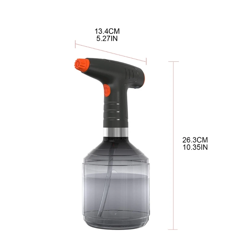  Pressurized Spray Bottle 1L Portable Chemical Sprayer