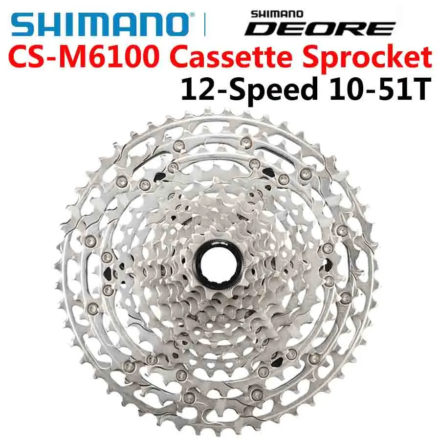 12 Speed Cassette Sprocket Shimano M6100 Cassette Deore M6100 Vs