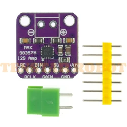 High-Performance Filterless Audio Amplifier Board (MAX98357)