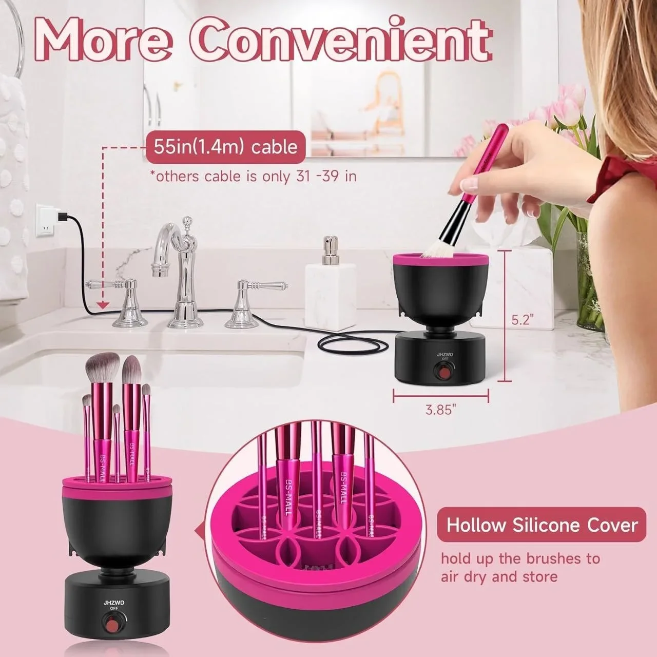 Electric Makeup Brush Cleaner and Dryer