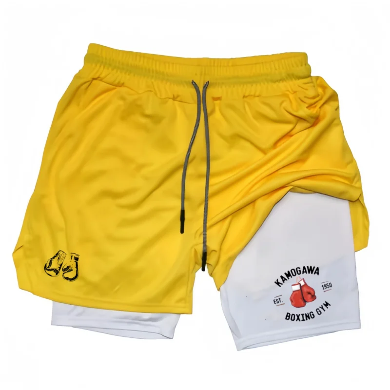 Anime Performance Shorts Toji Printed Men GYM Casual Sports Shorts Workout Running Mesh 2 In 1 Sport Short Pants 6
