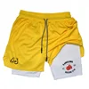 Anime Performance Shorts Toji Printed Men GYM Casual Sports Shorts Workout Running Mesh 2 In 1 Sport Short Pants 6