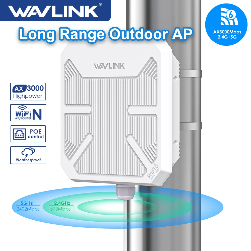 Repetidor Wifi Tp Link AX3000 Gigabit Larga Distancia Extensor De