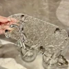 1pc Rabbit Bathroom Tray, Acrylic Washstand Tray for Two Cups, Waterproof Storage Tray, Home Organizing & Storage, Room Decorati 3