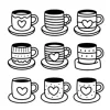 CUTE & GROOVY Bold-easy Patterns Coloring Book for Adults Cute Drawing Book Perfect Gift for Party and Birthday 5