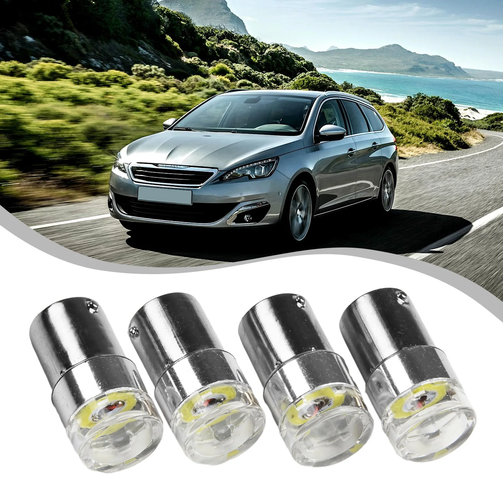 

Top Performance 4PCS 1156 Shell Signal Light High Brightness for Turn Signals and Reversing Lights Universal Fitment