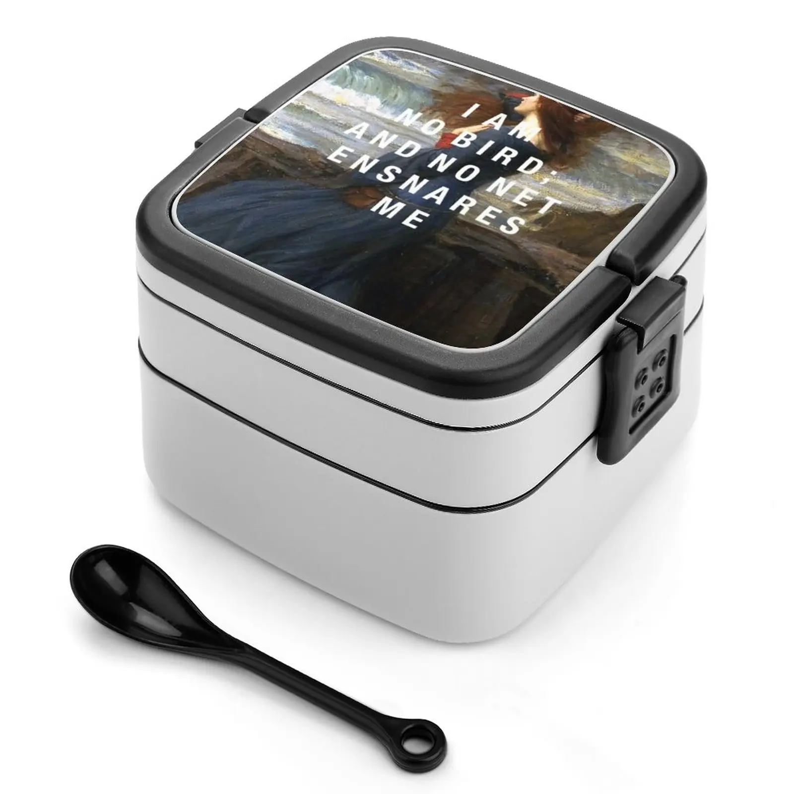 I Am No Bird Bento Box Lunch Box Quadrato A Prova Di Perdite Con Scomparto Letteratura Lit Jane Eyre Books John William Waterhouse