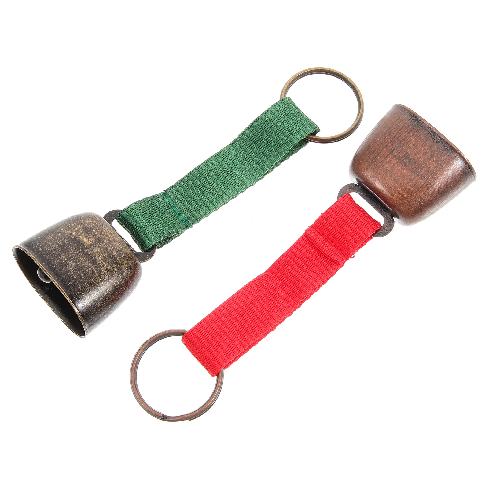 

2 Pcs Wind Camping Bell Hanging Bear Vintage Cowbells Metal Iron Hiking Outdoor