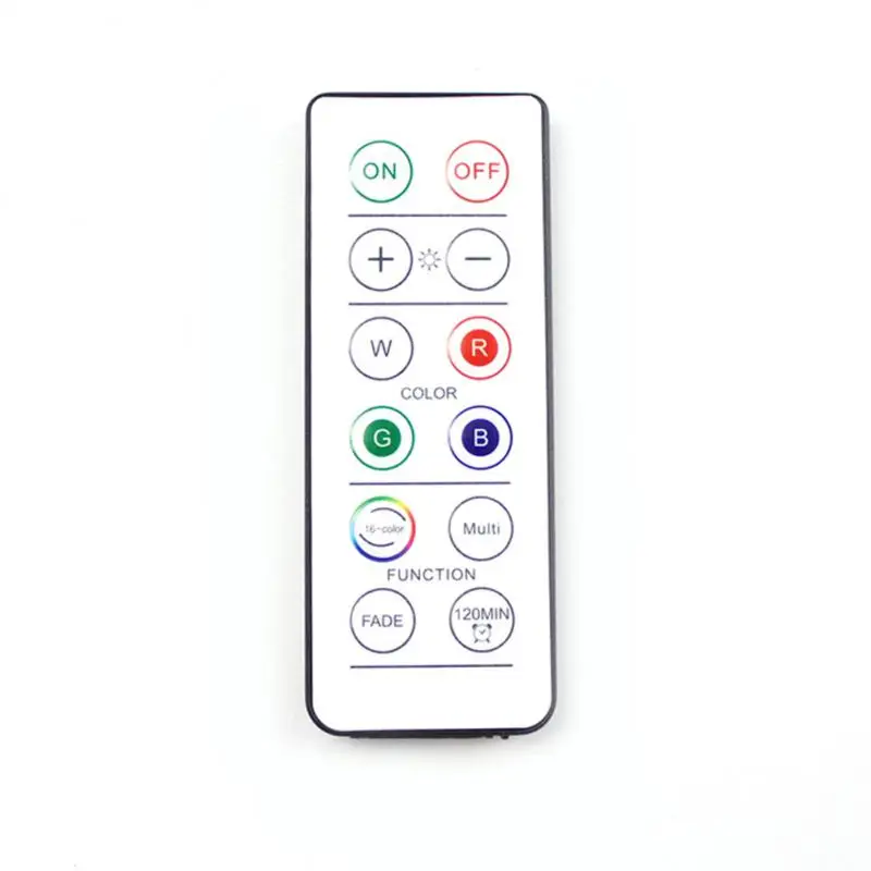 Dimmable RGBW 16 Colors Hallway Closet Cabinet Lights Touch Sensor Decor Night Lamp Infrared Remote Control LED Puck Lights