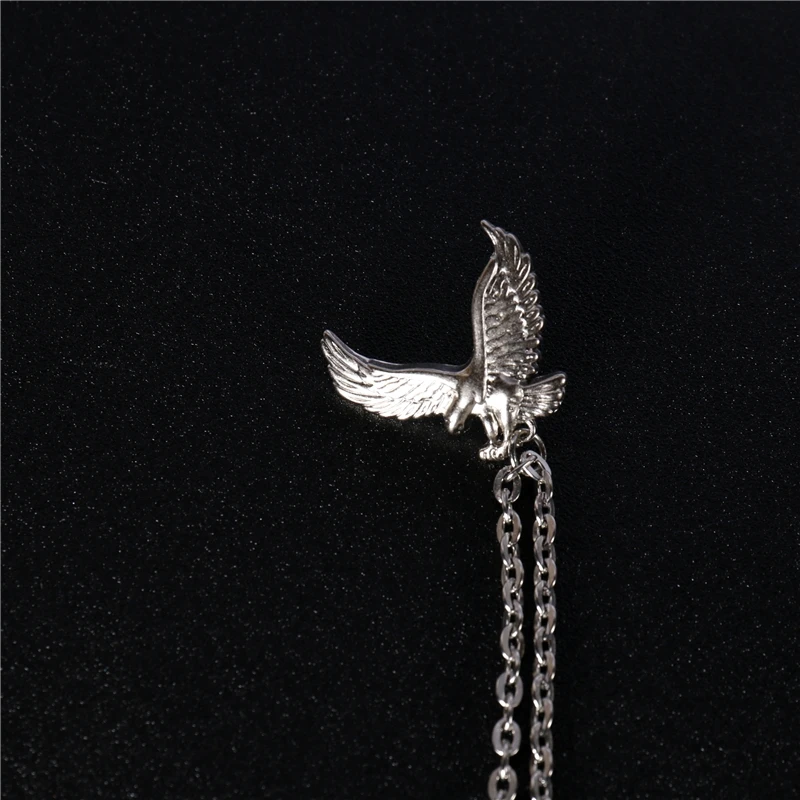 MAYIYAHO Retro Dier Eagle Wings Broche Metalen Vogels Badge Kraag
