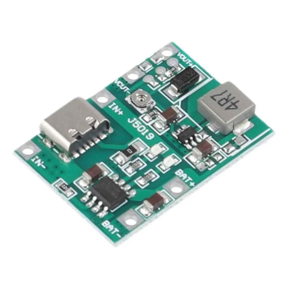 DC-DC Boost Module Type-C TP4056 Charger Discharge Power Board DC4.3-27V Charging Step Up Boost Module DIY Kit Parts 1-10PCS