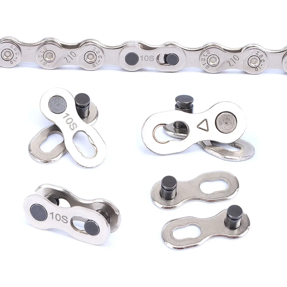 5 Set MTB Road Bike Chain Link Connector Lock Set 6/7/8/9/10/11/12 Speed Steel Bicycle Chain Joint Magic Buckles