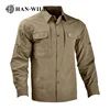 HAN WILD Men's Camping Clothing Lightweight Shirt Quick Dry Tactical Shirt Summer Long Sleeve Work Hunting Shirts Sport Clothes 1