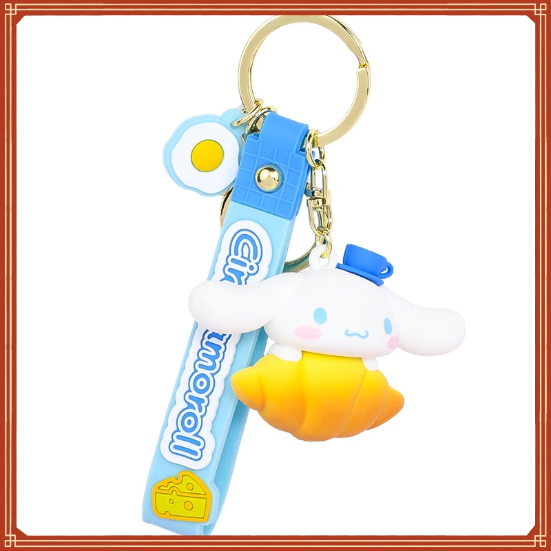

Оригинальный Новый Коричный брелок Sanrio, брелок для ключей автомобиля, креативный мультяшный брелок для ключей, подвеска для сумки, детские игрушки