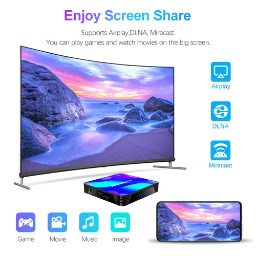 스마트 TV 박스 셋톱 박스, 안드로이드 11, X88 프로 10, RK3318 미디어 플레이어, 4GB RAM, 128GB ROM, 2.4G 및 5.8G 듀얼 와이파이, BT4.0, 3D 유튜브, 4K 4
