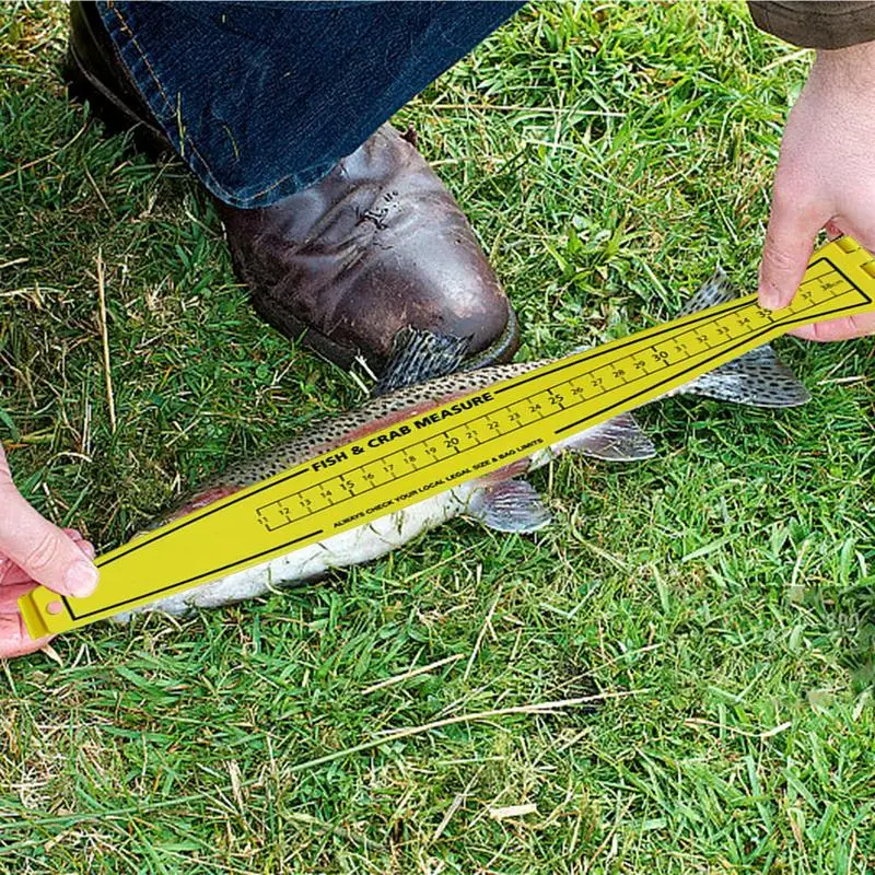 Folding Fishing Ruler Crab & Fish Measure Device Fish Measuring Ruler Crab & Measure Device Fishing Accessories For Boat Ka