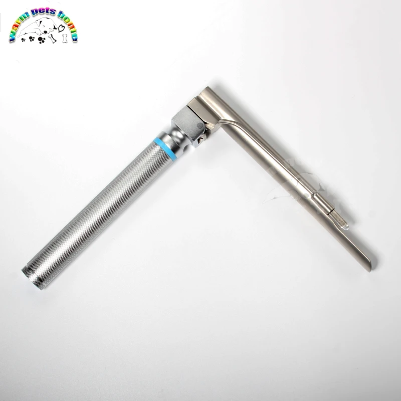 Veterinary Laryngoscope Kit Set 5 Blades For Animals Dog Cat Vet Clinic Hospital Equipment
