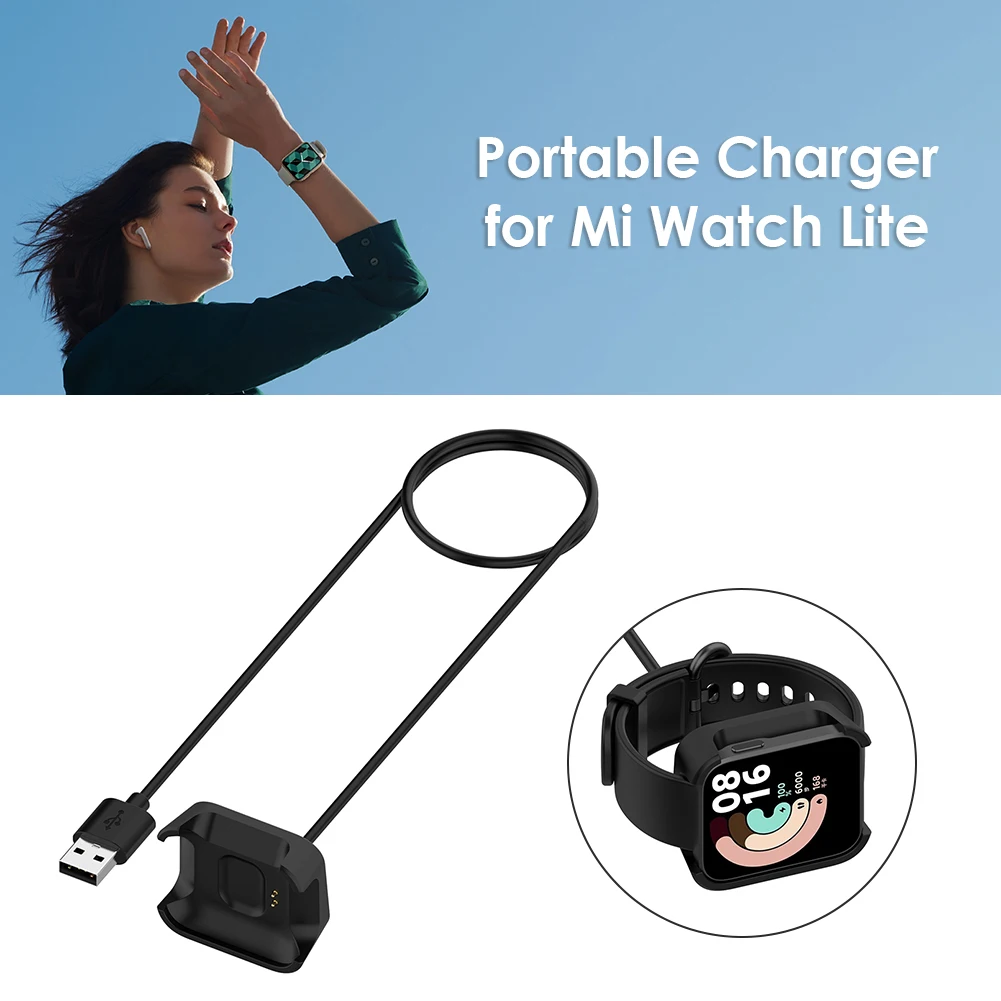 Smart Charging Cable Charge Base Station Charger for Xiaomi Mi Watch Lite Redmi Watch USB Charging Cable Cord Cradle Dock