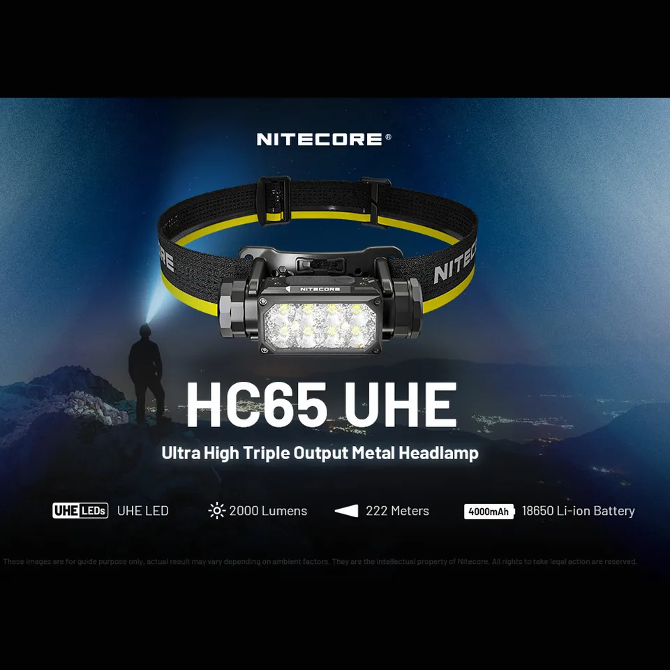 NITECORE ナイトコア HC65 UHE ヘッドランプ ヘッドライト 2026 NITECORE HC65 UHE 2000ルーメン ヘッドランプ LEDヘッドライト