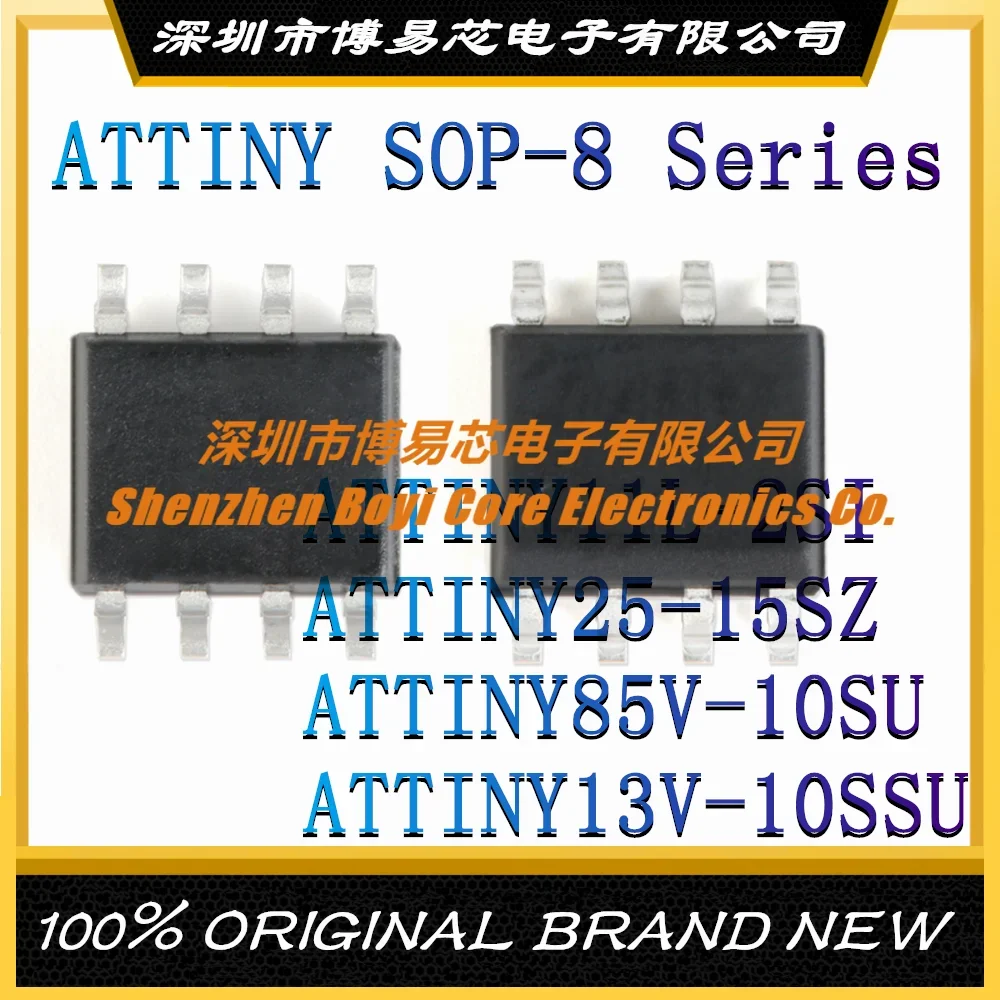 ATTINY11L-2SI ATTINY25-15SZ ATTINY85V-10SU ATTINY13V-10SSU Microcontroller (MCU/MPU/SOC)New Original Authentic IC Chip SOP-8 10pcs lot m24c08 wmn6tp sop at24c08 at24c08n 10su 2 7 m24c08 24c08wp sop 8 chip new spot