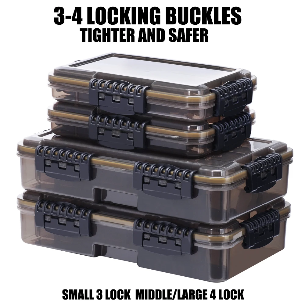 CAZULO Large Waterproof Hook and Bait Storage Gear Box 4