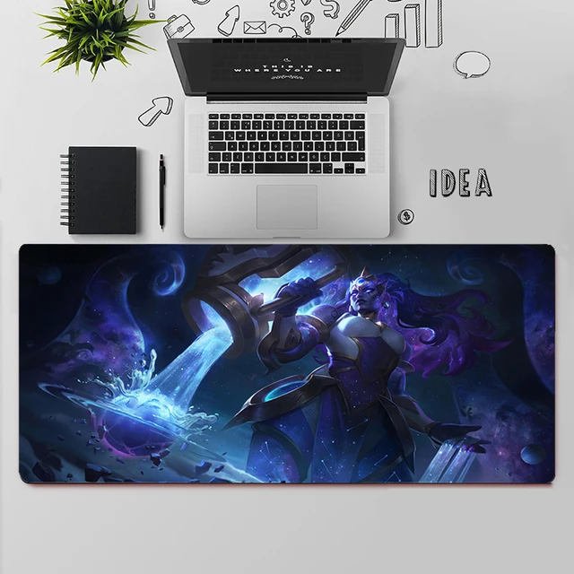 Mousepad League of Legends Illaoi A Sacerdotista Cráquem