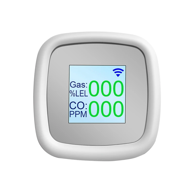 SEWS-Tuya Combustible Gas Detector Gas Alarm Digital Detection Sensor Sound Alarm Smart Air Quality Detector