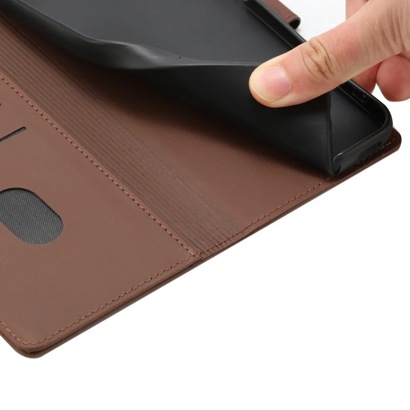 Whimsical Elephant Leather Wallet Phone Case with Card Slots