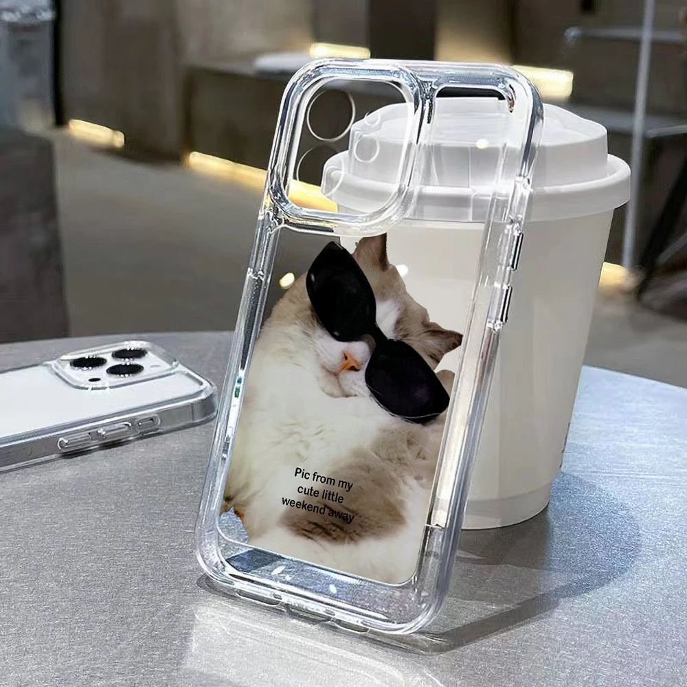 Cool Cat Soft Protective Phone Case Cover