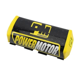 Motorcycle Square Handlebar Pad Chest Protector - Premium Accessory for Off - Road and Motocross Bikes (Yellow)