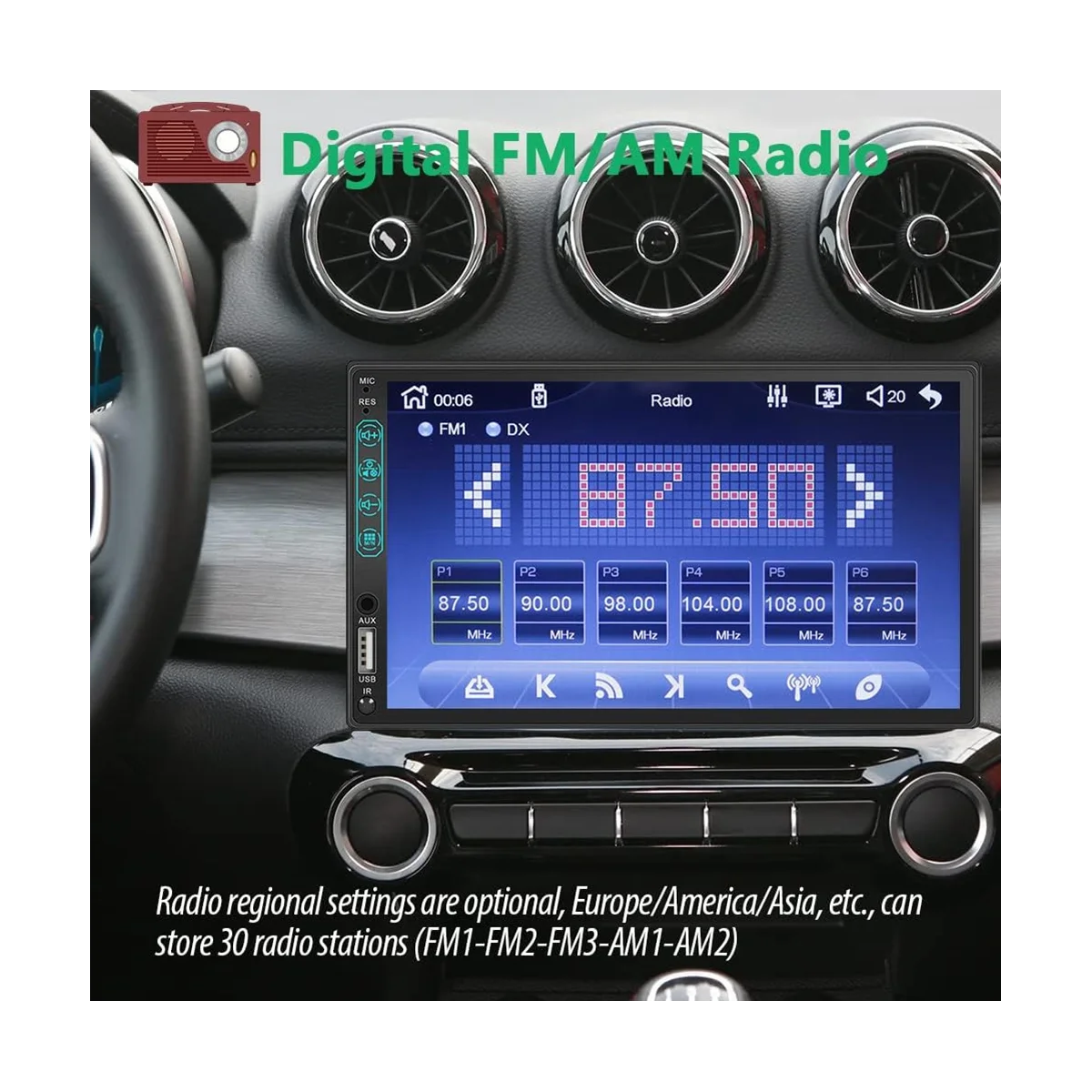 CarPlay Car Radio Multimedia 7 Screen For Universal Stereo Player GPS  Android Auto 2Din Autoradio Vehicle Drive Play Pro Auto - AliExpress