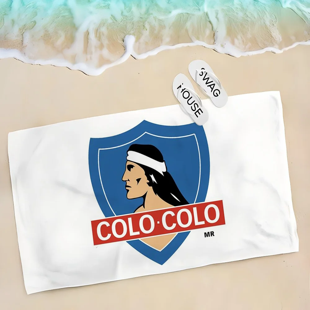 1pc Social Y Deportivo Colo-Colo Towel Children's Beach Towel Summer Swimming Shower Towel Bathroom Supplies 5
