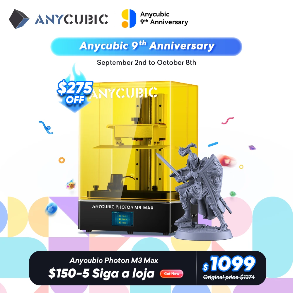 Impressora 3D ANYCUBIC Photon M3 Max 13