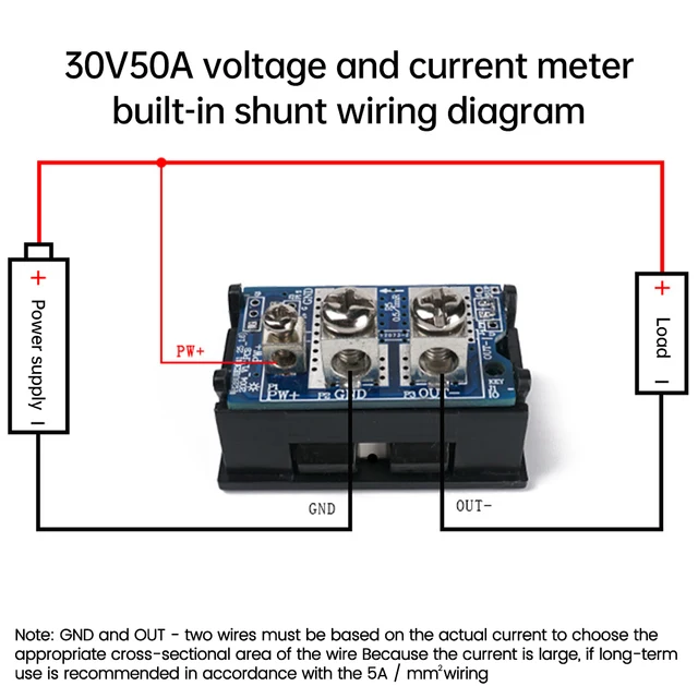 Amperometro Analogico ZYWUOY D8 0-30A DC - Misuratore Corrente Per Pannelli Senza Shunt - Foto 8