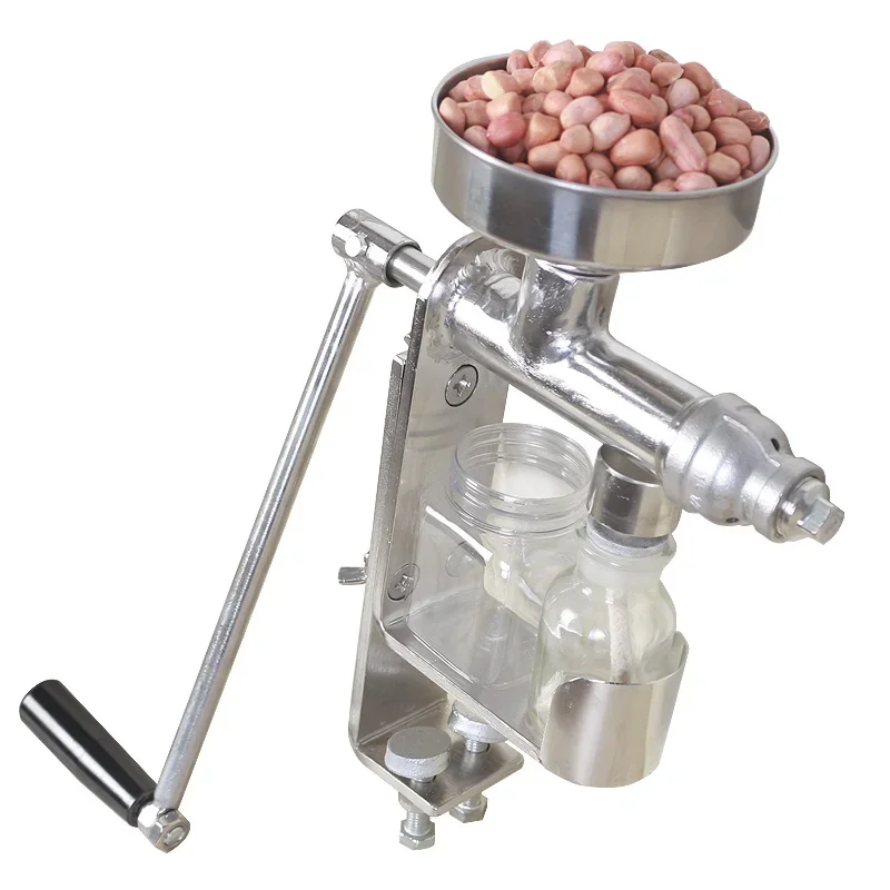 Stainless Steel Manual Oil Presser Machine Household Rapeseed Oil Pressing Machine Vegetable Sesame Oil Extracting Machine 3