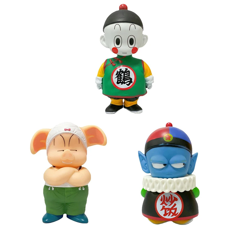 

15cm Anime Dragon Ball Action Figure Chiaotzu Pilaf Uron Kawaii Figurine PVC Collectible Model Toy Kid Gift Desktop Decoration