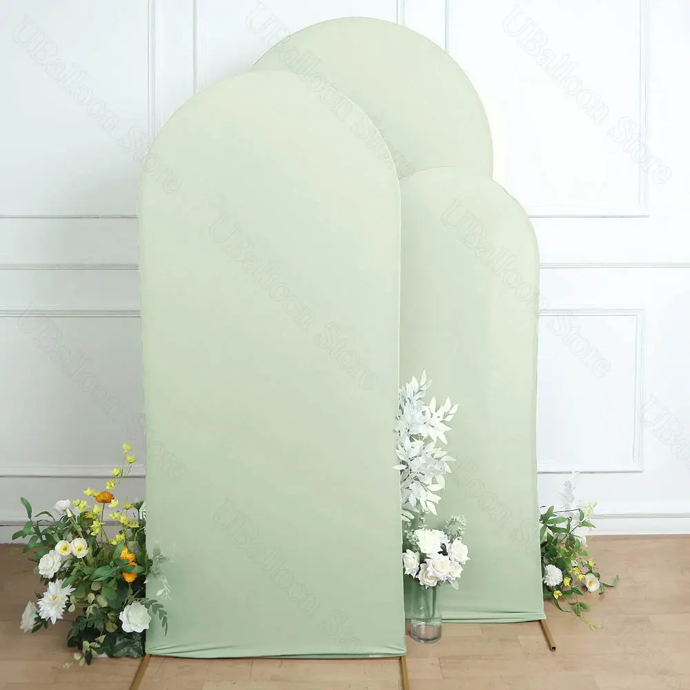 Set Di 2 Coperture Per Arco In Spandex 2,8 M Con Adesivi Baby In Bloom E Happy Engagement