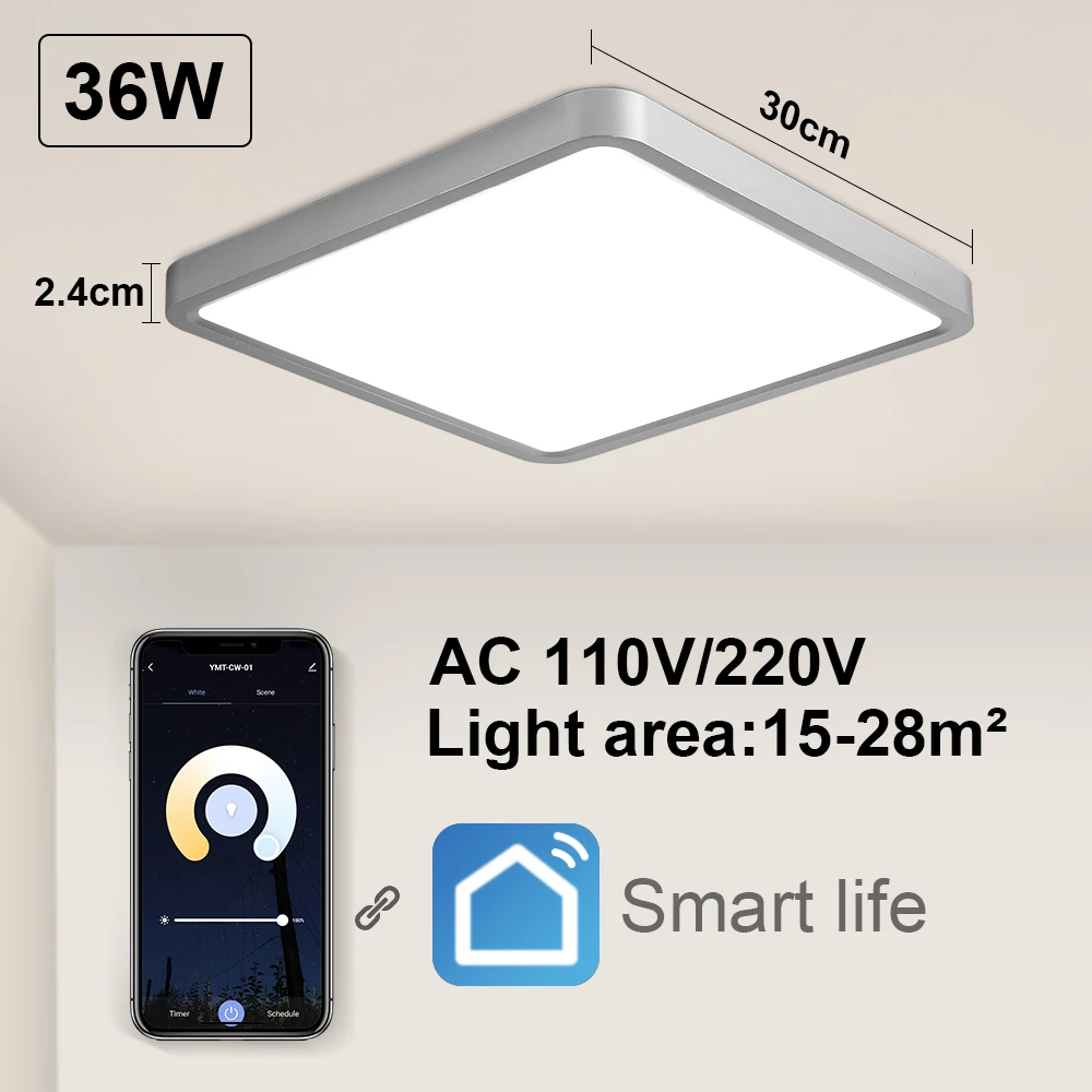 Elegant LED Chandelier with Remote-Controlled Dimmable Lighting