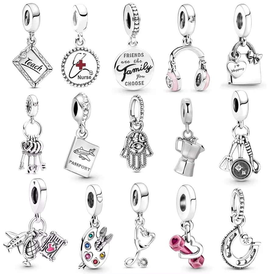 Beads Charms Fit Original Pandora 925 Sterling Silver