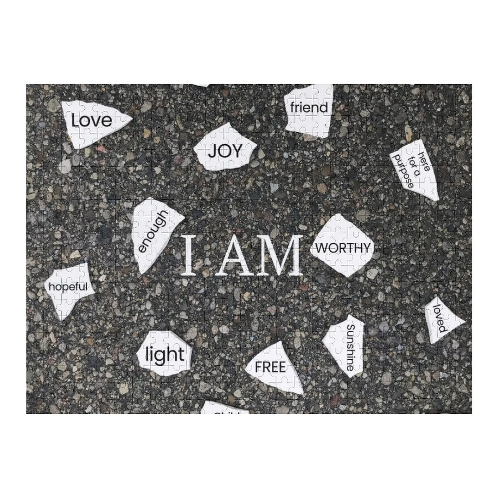 

Broken Plates "I Am" Jigsaw Puzzle Custom Gift With Photo Personalized Gift Ideas Diorama Accessories Puzzle