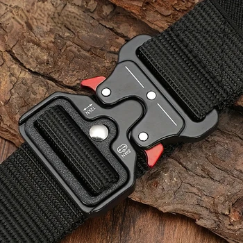 Men's Belt Outdoor Multi Function Belt High Quality Canvas For Nylon Male Luxury Belts Women's Sports Jeans Belt Neutral Belts