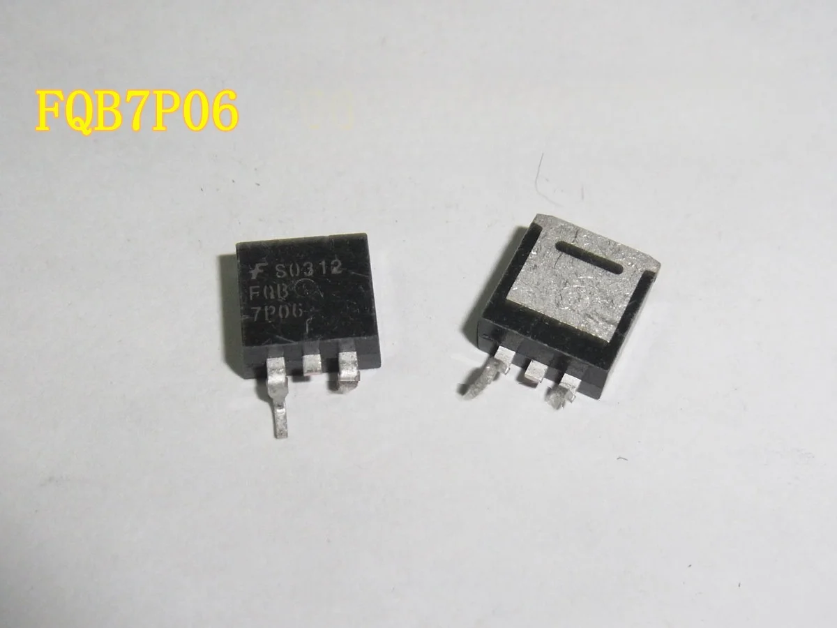 10-30PCS FQB7P06 7P06 TO-263